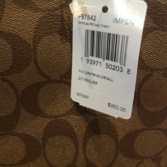 Coach Drawstring Carryall Handbag - Picture 4 of 4